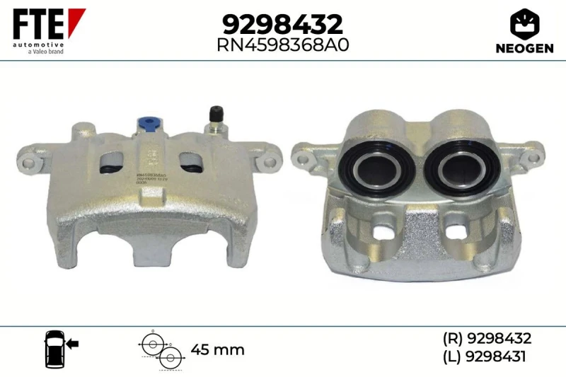 Image of Brake caliper FTE 9298432