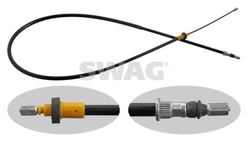 Image of Handbrake cable SWAG 62 92 9362