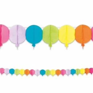 image of Balloon Shaped Banner Party Decoration