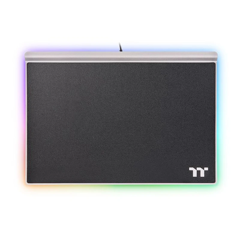 Image of Thermaltake Argent MP1 RGB Gaming mouse pad Black. Titanium