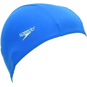 image of Speedo Polyester Caps Blue Adult