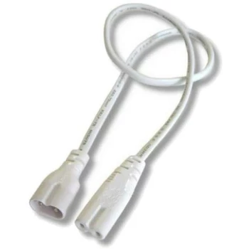 image of Greenbrook - 50cm Link-Lead For Linkable Fluorescent Fittings White Under Cabinet Link Lead