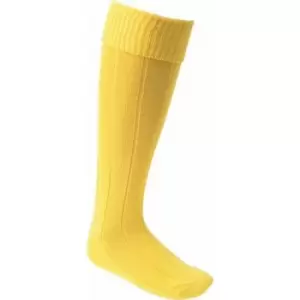 Image of Carta Sport Mens Football Socks (7 UK-11 UK) (Amber)