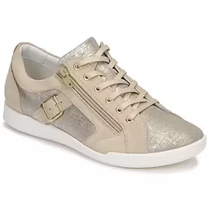 image of Pataugas PAULINE/T F2G womens Shoes Trainers in Gold,4,5,6.5,7