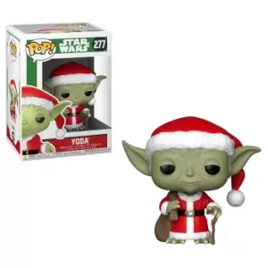 image of Star Wars Holiday - Santa Yoda Pop! Vinyl Figure