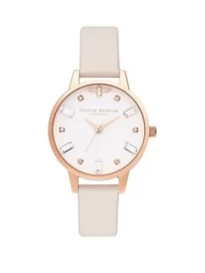 image of Olivia Burton Blush Vegan Material Ladies Watch, Blush, Women