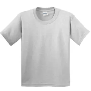 Image of Gildan Youth Unisex Heavy Cotton T-Shirt (S) (Ash Grey)