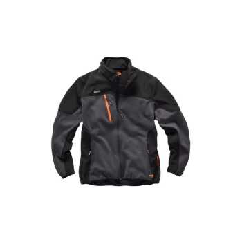 Image of T54191 Trade Tech Softshell Jacket Charcoal XXL - Scruffs