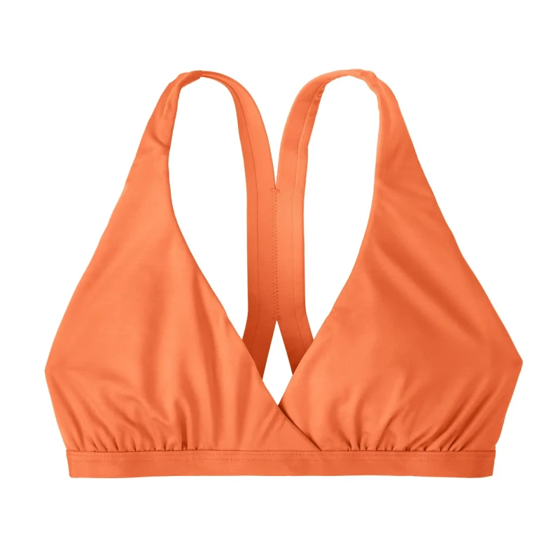 Image of Womens swimsuit top Patagonia Turn Orange Female S