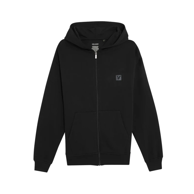 Image of Lyle & Scott Zip-up hoodie Lyle & Scott Loungewear Noir Male XS