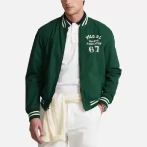 image of Polo Ralph Lauren Mens Poplin Varsity Jacket - New Forest - M