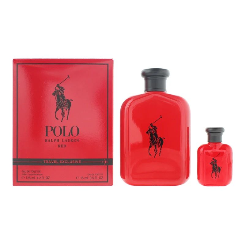Image of Ralph Lauren Polo Red 2 Piece Gift Set: Eau de Toilette 125ml - Eau De Toilette