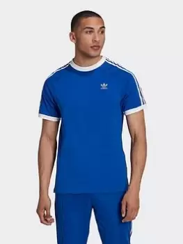Image of adidas Originals France Nations Tee - Blue/White, Size XS, Men