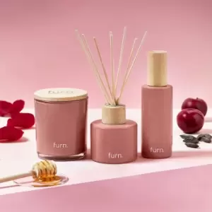 Image of Bee Deco Divine Bergamot, Honey, Plum + Tonka Scented Home Fragrance Gift Set