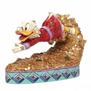 image of Scrooge McDuck Treasure Dive (Disney Traditions) Figurine