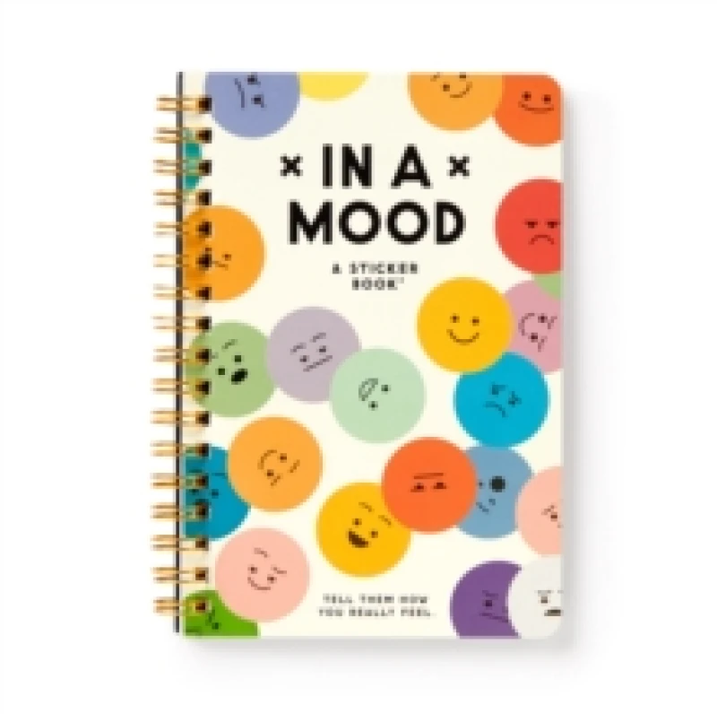 Image of In A Mood Sticker Book. Diary or journal. By Brass Monkey Books