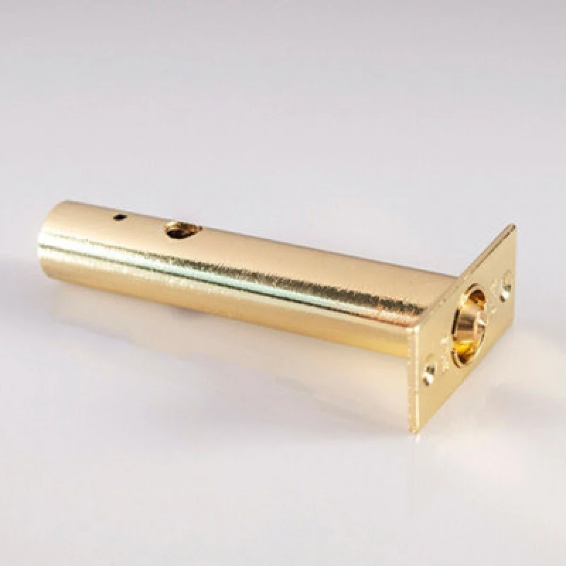 Image of Loops 85mm Security Door Rack Bolt 57mm Fixing Centres Electro Brassed Door Latch Metallics unisex
