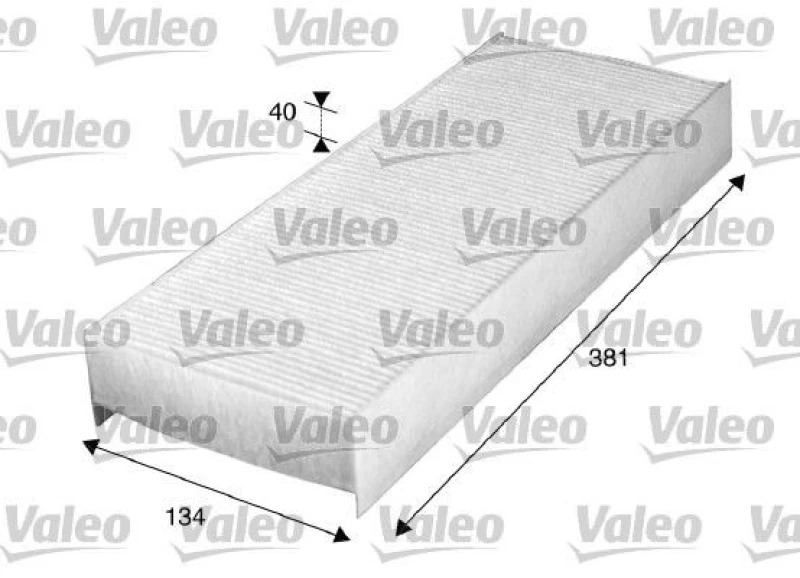Image of Pollen filter VALEO 716010