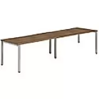 Image of dynamic Computer Desk Evolve Plus BR212WNTS Walnut 2400 mm x 800 mm x 730 mm