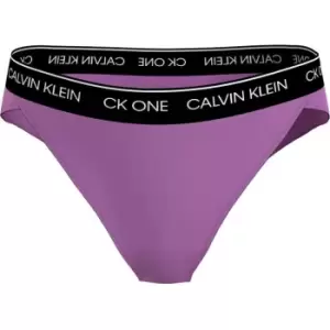 Calvin Klein High Waist Cheeky Bikini - Purple