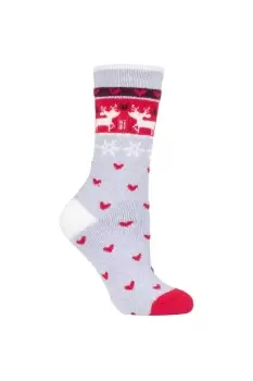 image of 1 Pair Lite Christmas Socks