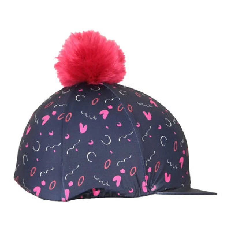 Image of Aubrion Aubrion Hyde Park Flower Hat Cover in Purple Purple One Size Unisex 5063574226882