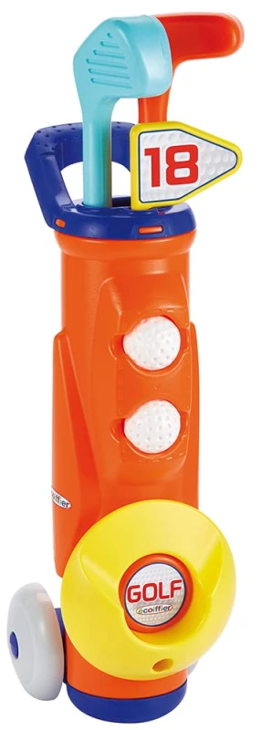 Image of Ecoiffier 779 - Golf Bag - 2 Clubs + 2 Balls - Outdoor Game for Children - from 3 Years - Made in France Other Standard