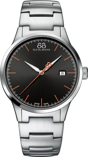 image of 88 Rue Du Rhone Watch Rive 41mm Mens - Black RDR-054