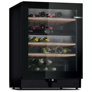 image of Bosch KWK16ABGAG Series 6 60cm Wide Wine Cooler in Black 44 Bottles