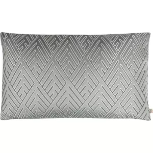 Image of Kai Demeter Geometric Cushion Cover (One Size) (Moonlight)
