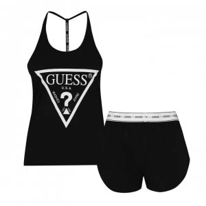 image of Guess Vest Sleep Set - Black A996