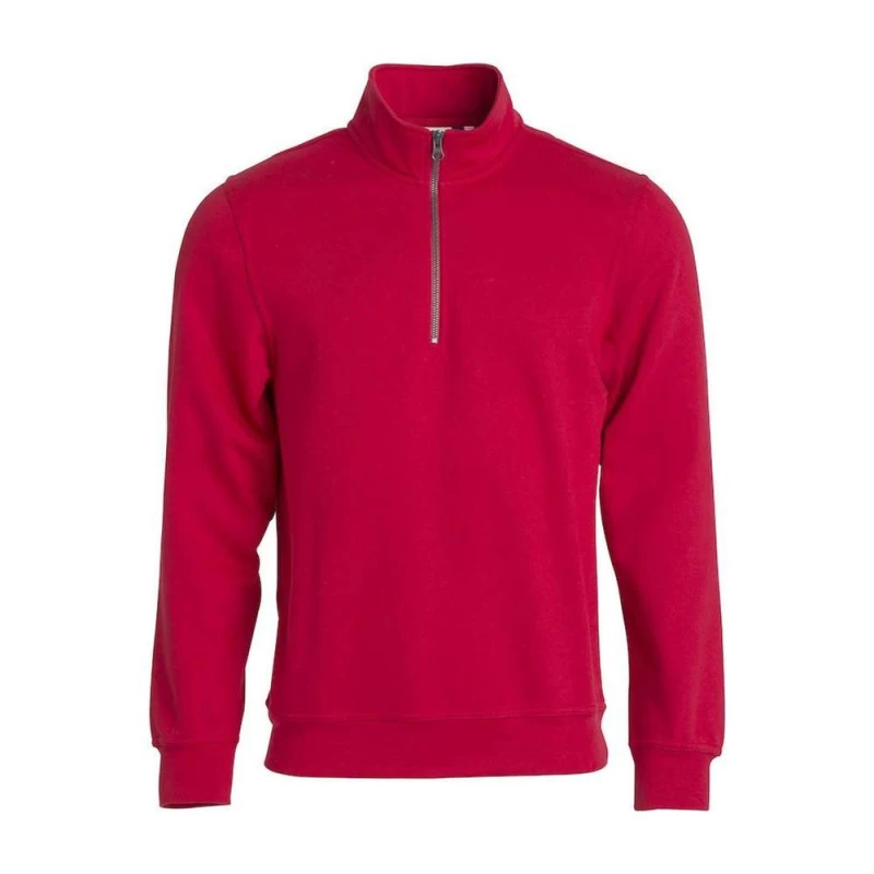 Image of Clique Womens Basic Half Zip Sweatshirt in Red Size: XS Red Female XS