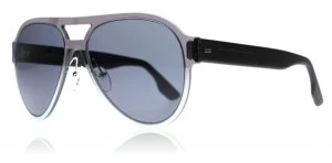 Image of McQ 0022S Sunglasses Silver / Black / Grey 006 57mm