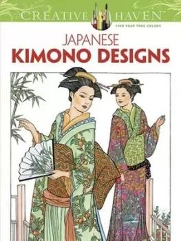 Image of Creative Haven Japanese Kimono Designs Coloring Book by Ming-Ju Sun