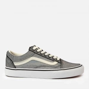 Image of Vans Womens Prism Suede Old Skool Trainers - Black/White - UK 3
