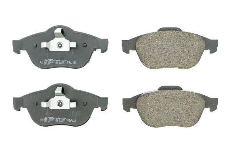 Image of AISIN BPRE-1026 Brake pad set Premium ADVICS by AISIN excl. wear warning contact Brake Pad Set,disc brake (402)