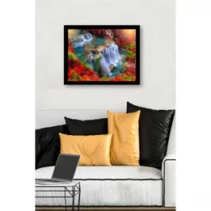 Image of SC0714 Multicolor Decorative Framed MDF Painting