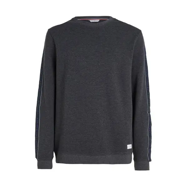 Image of Tommy Hilfiger HWK TRACK TOP Crew Sweaters S Grey 52467825350