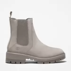 Timberland Cortina Valley Chelsea Boot For Her In Grey Beige, Size 6