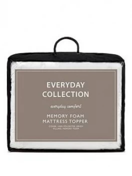 Image of Everyday Collection Memory Foam 2.5cm Mattress Topper