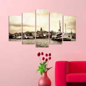 Image of 5PMDF-62 Multicolor Decorative MDF Painting (5 Pieces)