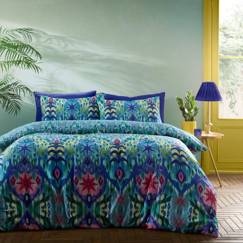 Image of Matthew Williamson Mother Amazon Duvet Cover Bedding Set Blue
