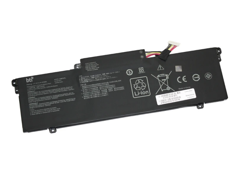 Image of BTI BTI 63Wh 3 cell 0B200-03730100 compatible battery for ASUS ZENBOOK 14 E510MA ZENBOOK 14 E510KA-EJ033TS ZENBOOK 14 E510KA ZENBOOK 14 E410KA-EK139TS