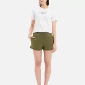 Image of Calvin Klein Womens S/S Short Set - White/Napa - L