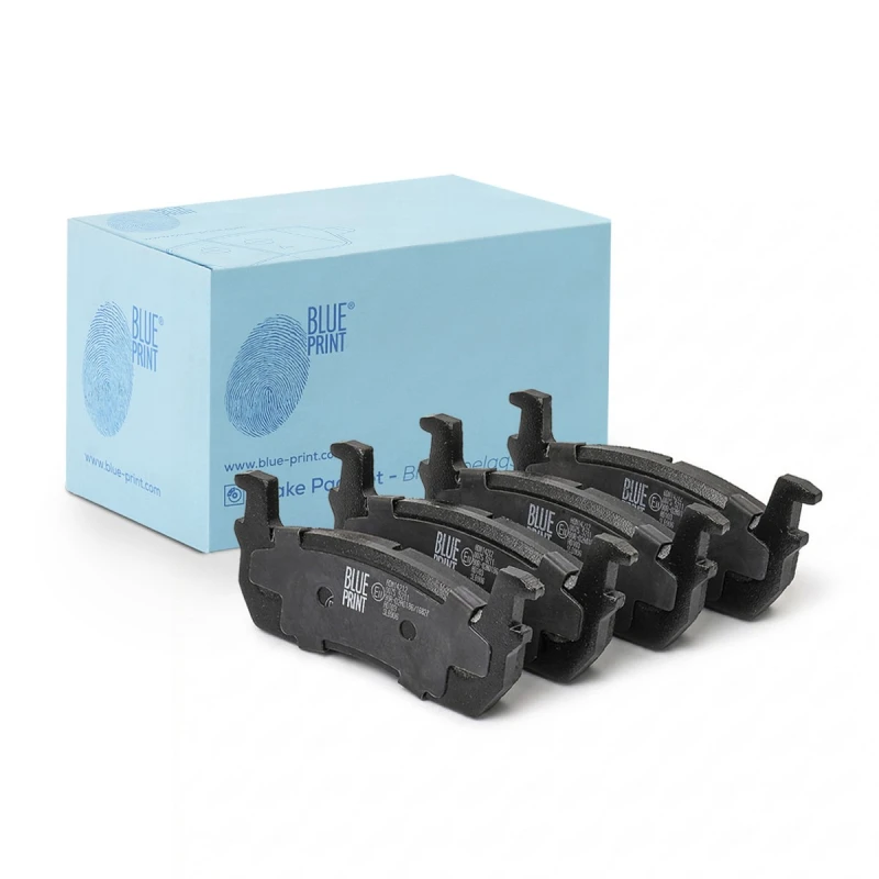 Image of Blue PRINT ADN14212 Brake pad set Front Axle, excl. wear warning contact Brake Pad Set,disc brake (402)