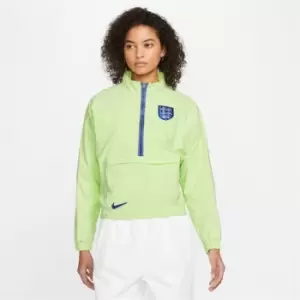 image of Nike England 1/4-Zip Jacket 2022 2023 Womens - Green