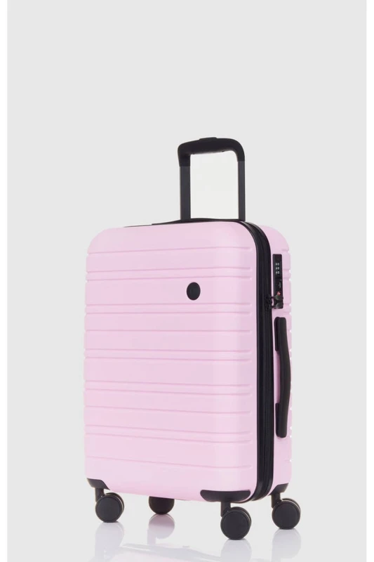 Image of Nere Travel Stori Cabin Suitcase in Pink Pink Unisex Cabin