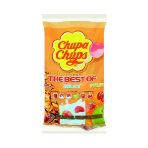 image of Chupa Chups Fruit Refill Bag 20 Percent Extra Pack of 120 8302971