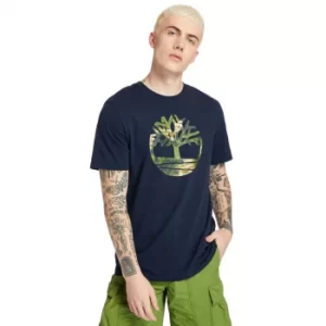 Image of Timberland Kennebec River T-Shirt For Men In Navy, Size XL