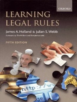 Image of Learning Legal Rules by James a Holland and Julian S Webb Book